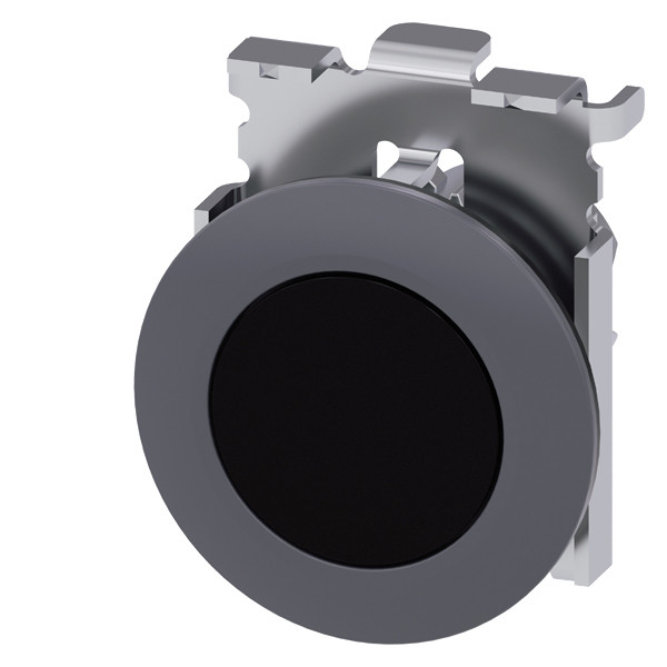 PLC 3SU1060-0JA10-0AA0 Botón plano y bisel incrustado de acoplamiento negro de acoplamiento Sirius ACT