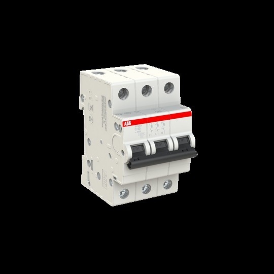 Número de polo 3 3P MCB SH203-C50 Interruptor de circuito en miniatura Corriente nominal 50A 50A