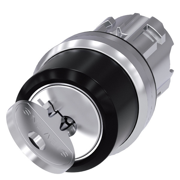 2 Posiciones mantenido metal brillante RONIS interruptor de llave para SIRIUS ACT 3SU1050-4BF11-0AA0