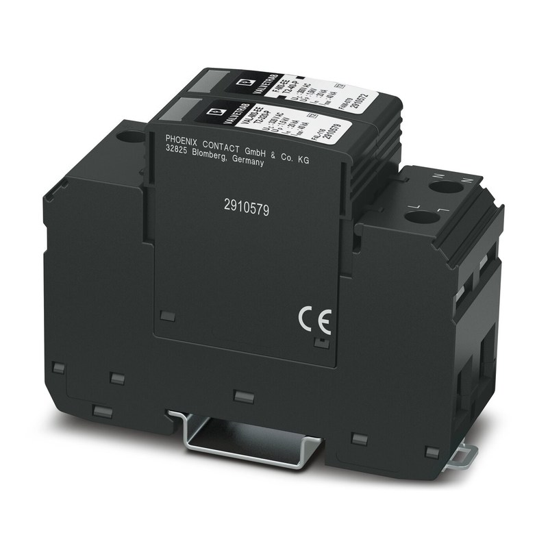 Protector contra sobretensiones de tipo 2 con 3 polos