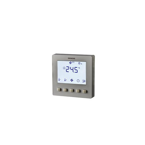 S55770-T403 RDF510 Controlador de temperatura ambiente de color plateado para el sistema de control de automatización
