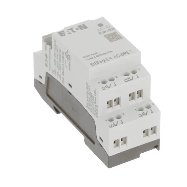 EASY-E4-AC-8RE1 módulo DI/O 4DI4RO con terminal de tornillo de fuente de alimentación CA/CC de 100-240 V