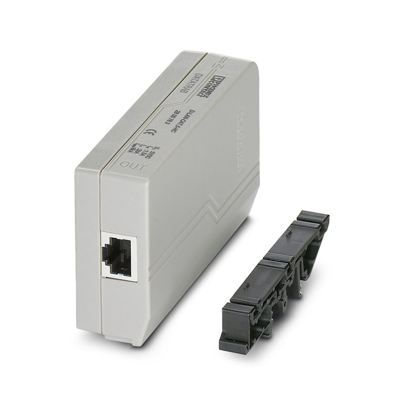 Protector contra sobretensiones de 24 V de corriente continua con 1 polo 2800763 D-LAN-CAT.5-HC
