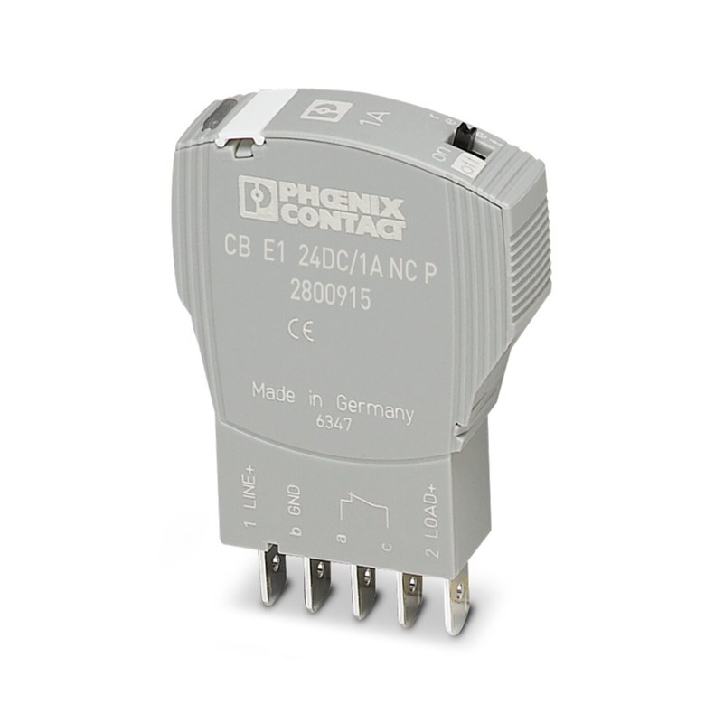 5 Polos Número 2800915 CB E1 24DC/1A NC P Disruptor de circuito de equipos electrónicos Voltado nominal 24 V CC