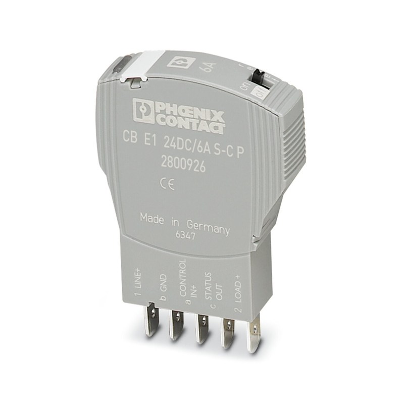 24 V de corriente continua 5 polos Número de interruptor de circuito de equipos electrónicos CB E1 2800926 24DC/6A S-C P