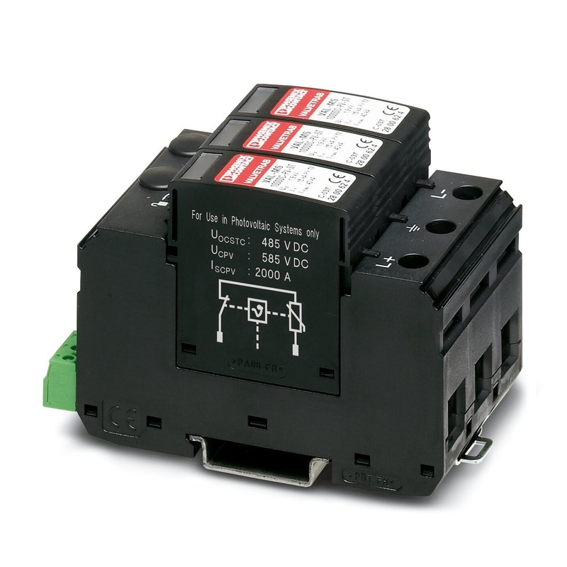 VAL-MS-CN 1000DC-PV/2 V-FM Protector contra sobretensiones de tipo 2 Número del polo 2 2801311