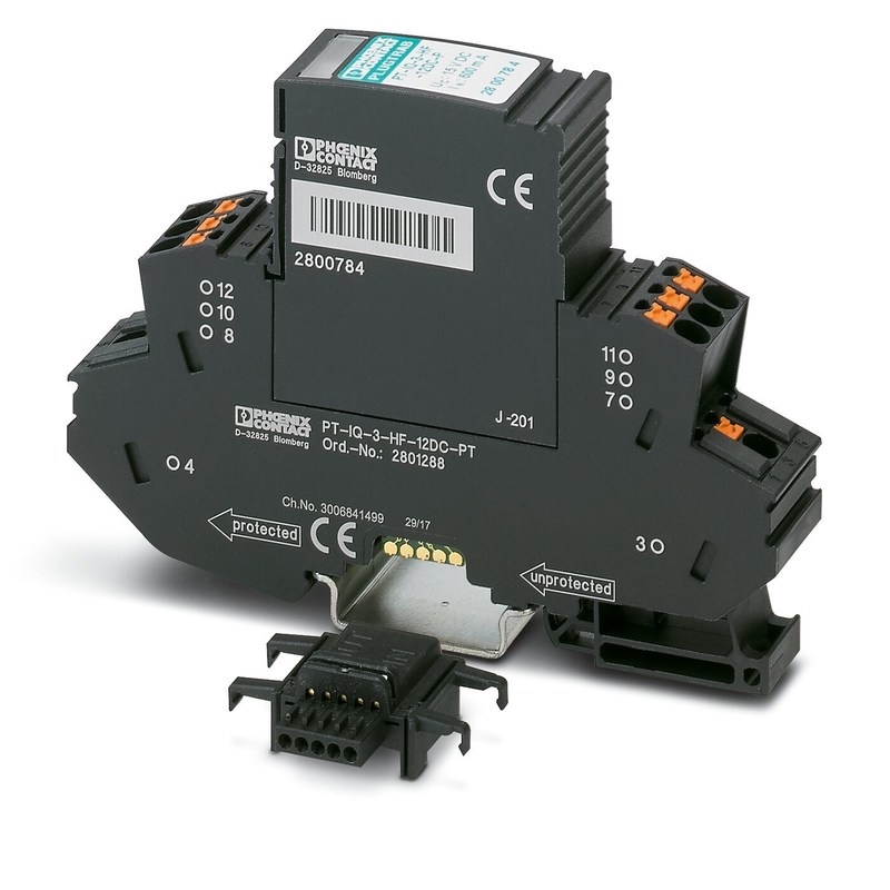 Protector de sobretensiones PT-IQ-3-HF-12DC-PT Voltado nominal 12V DC Dispositivo de protección de 4 polos