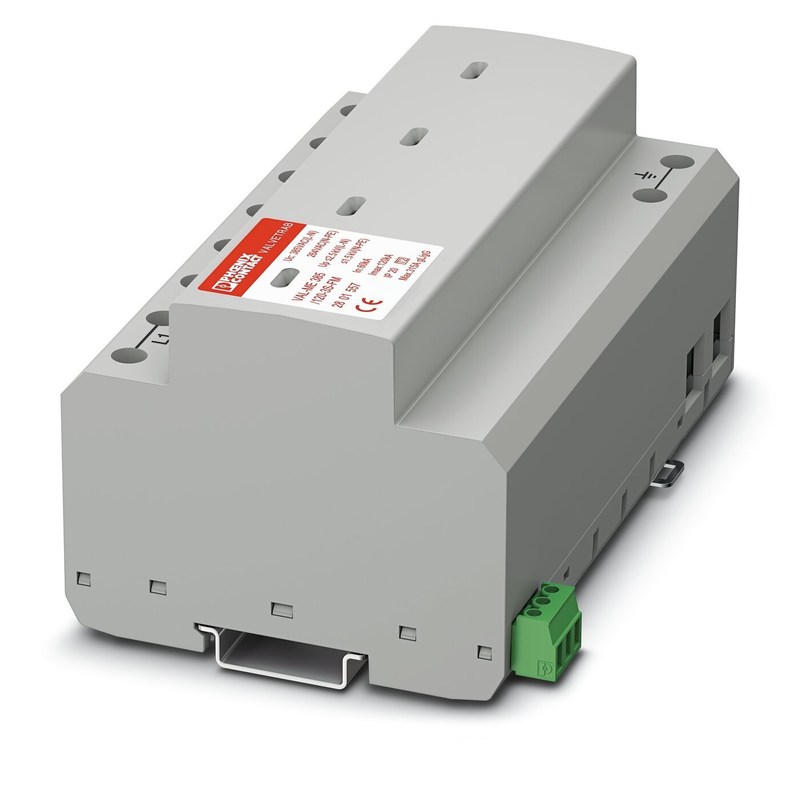 VAL-ME 2801559 385/100-3S-FM Protector contra sobretensiones tipo 2 con 2 polos 5-250V CA 125V CA UL