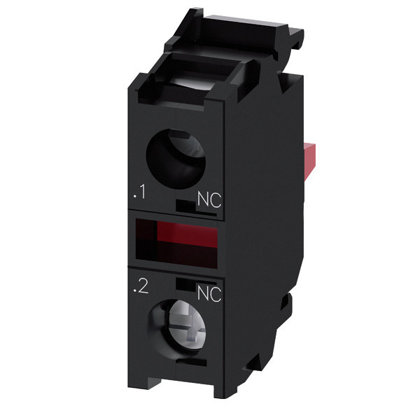 Modulo de contacto SIRIUS ACT de terminal de tornillo 1NC para el montaje frontal 3SU1400-1AA10-1CA0