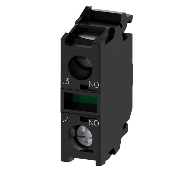 3SU1400-1AA10-1LA0 Módulo de contacto SIRIUS ACT con montaje frontal y terminal de tornillo 1NO