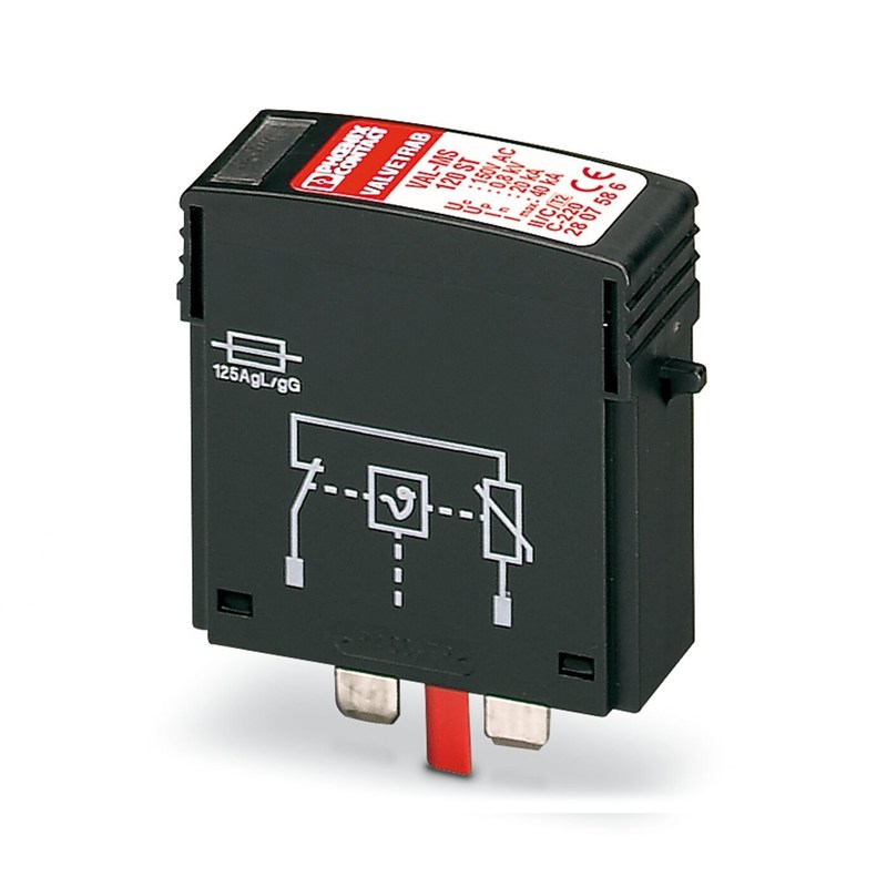 120V Voltado nominal 2807586 VAL-MS 120 ST Protector contra sobretensiones tipo 2 con 2 polos