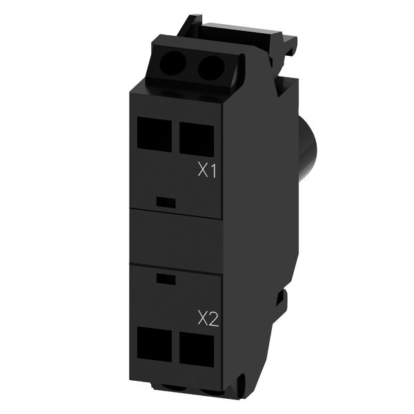 Modulo LED SIRIUS ACT de Siemens 3SU1401-1BB40-3AA0 con terminal fácil de cargar con resorte
