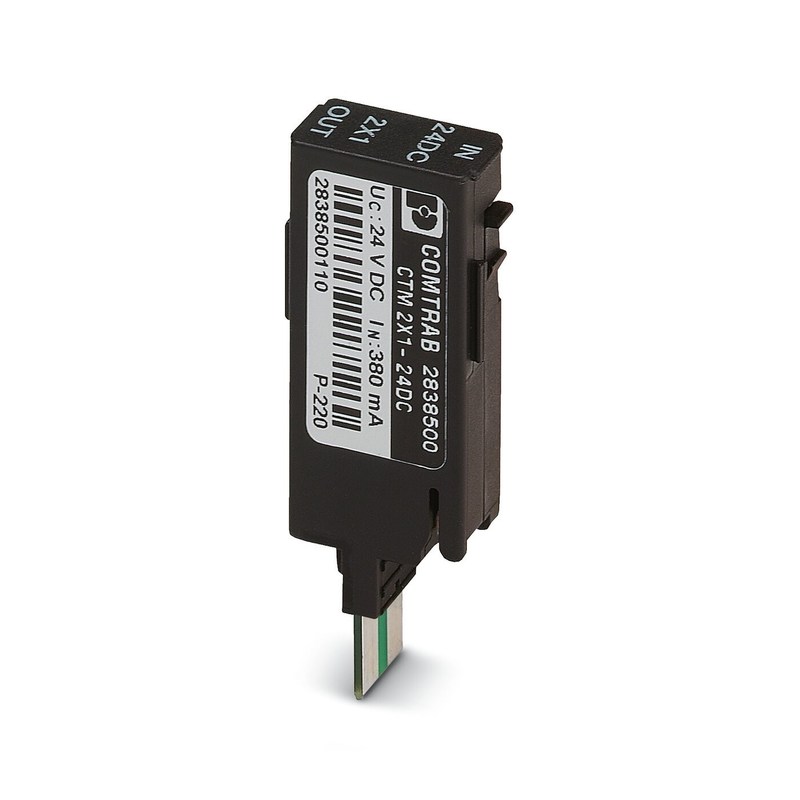 2838500 CTM 2X1- 24V enchufe de protección contra sobretensiones de corriente continua con 1 polo y rentabilidad