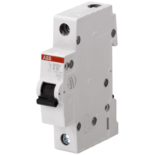 MCB SH201-B63 Interruptor de circuito en miniatura 1P B 63 A Tensión nominal 220 Frecuencia nominal 50 Hz