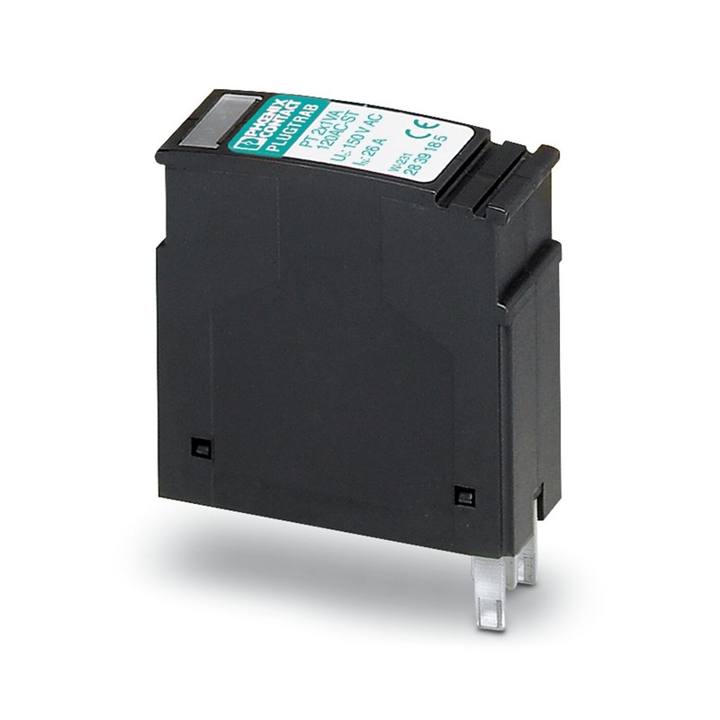 2839185 PT 2X1VA-120AC-ST Enchufe de protección contra sobretensiones para circuitos nominal de 120 V CA