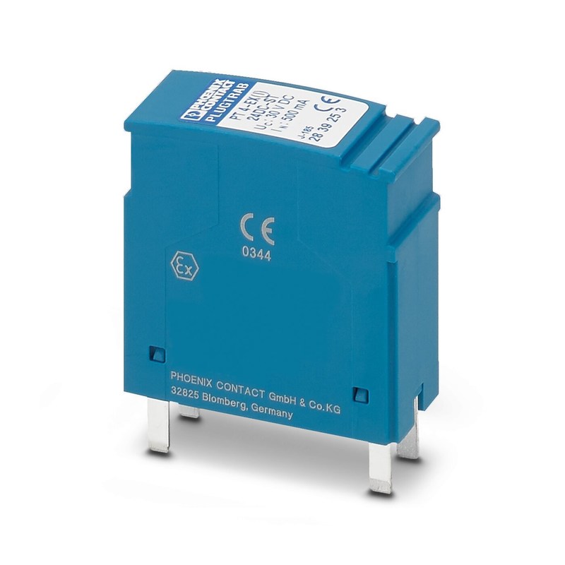 Protector de sobretensiones nominal de 24 V de corriente continua enchufe 112 PT 4-EX I -24DC-ST con diseño de 4 polos