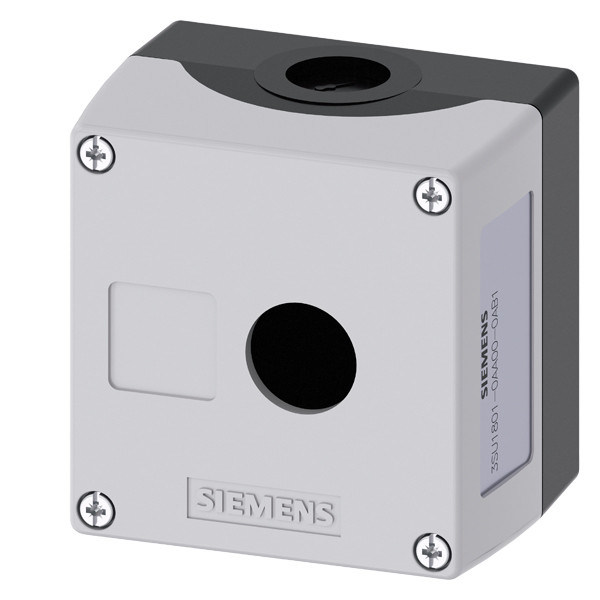 PLC 3SU1801-0AA00-0AB1 Revestimiento de plástico redondo de 22 mm para 1 dispositivo de mando de punto de control