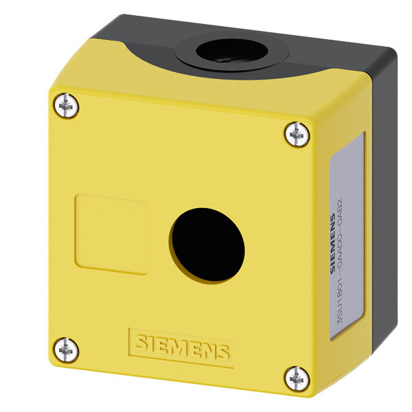 PLC 3SU1801-0AA00-0AB2 22 mm Parte redonda de la parte superior Revestimiento amarillo para dispositivos de comando 22 mm