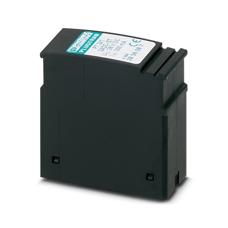 Protector contra sobretensiones de 2 polos de 24 V de corriente continua PT 2X1-24DC-ST