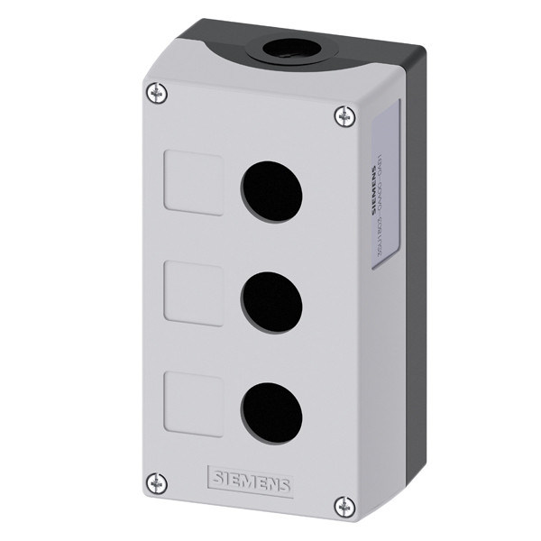 3SU1803-0AA00-0AB1 Revestimientos de plástico para superficies sin necesidad de accesorios 3 Puntos de mando