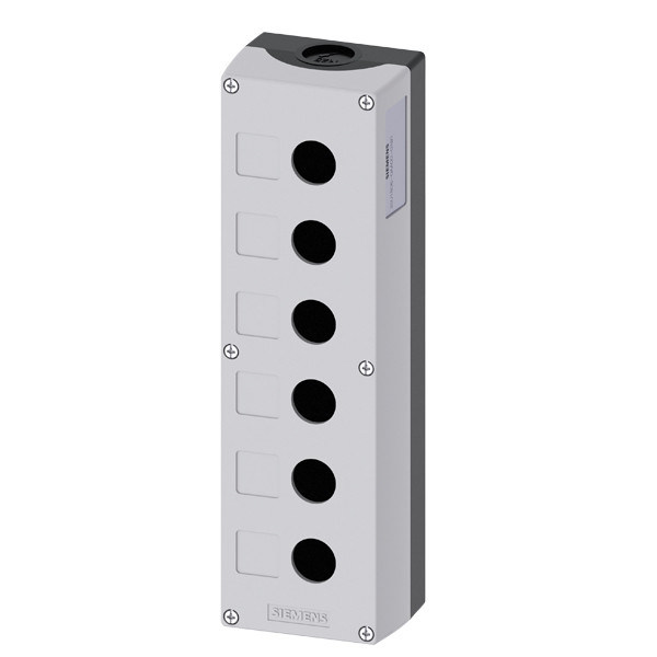 PLC 3SU1806-0AA00-0AB1 Plastico 6 puntos de mando SIRIUS ACT Revestimientos para superficie