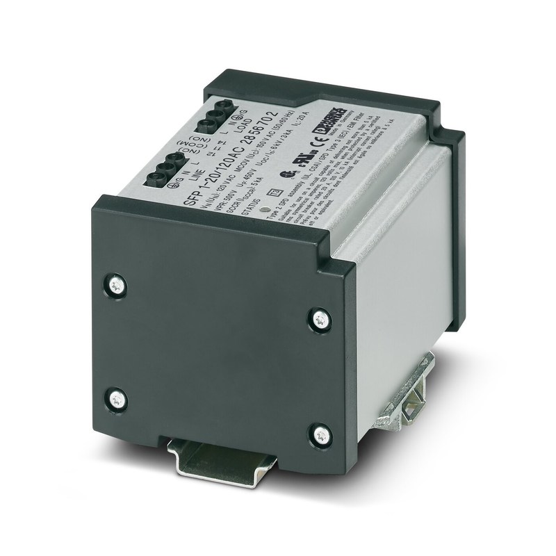 2856702 SFP 1-20/120AC Dispositivos de protección contra sobretensiones por filtro EMC para equipos de alta tensión