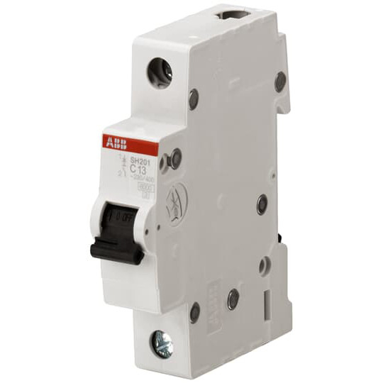 Capacidad de ruptura 1P D 16 A MCB SH201-D16 Interruptor de circuito en miniatura con curva BCD D