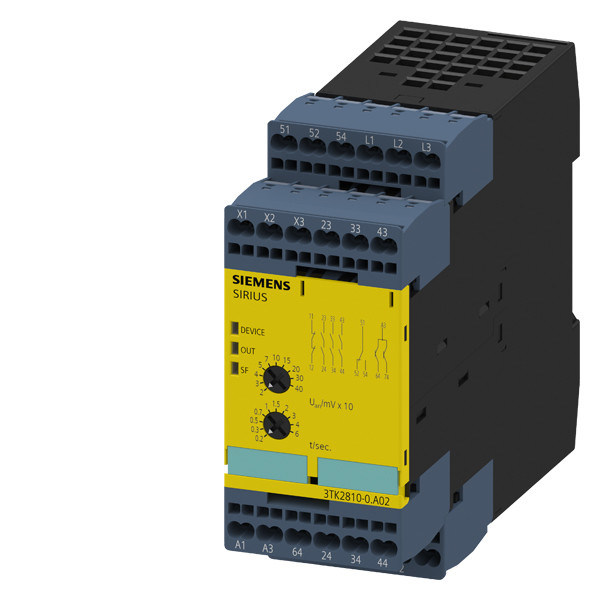 PLC 3TK2810-0JA02 de terminal cargado con resorte, monitoreo de inactividad para una detección precisa