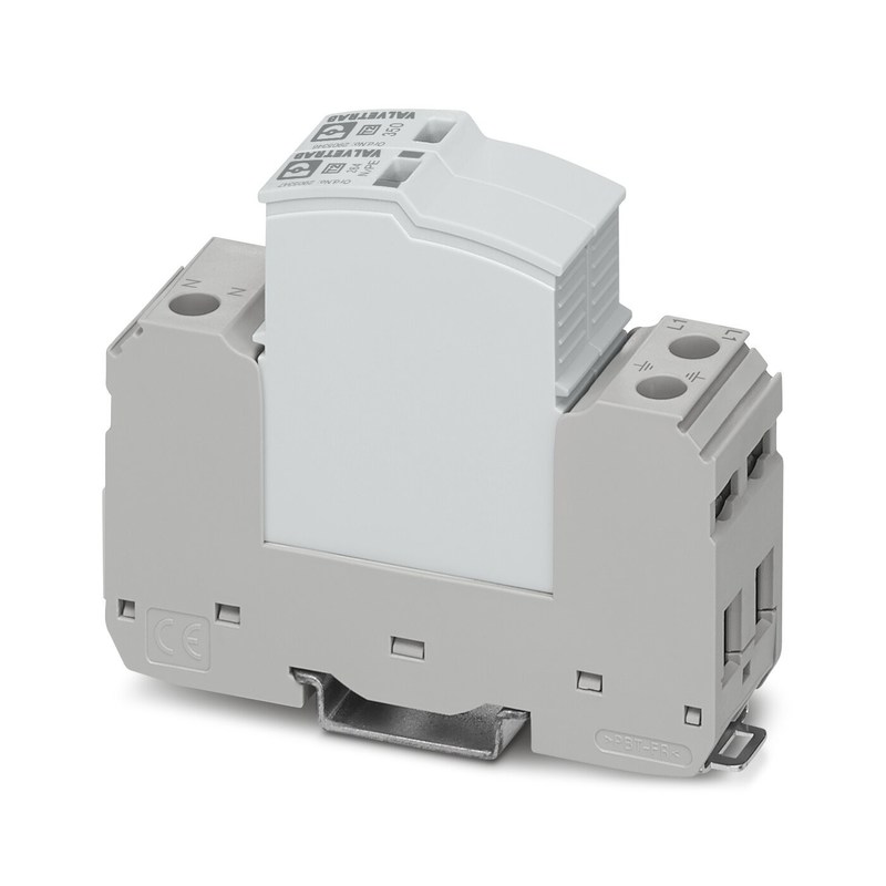 VAL-SEC-T2-2C-350-FM Protector contra sobretensiones tipo 2 5V CA... 250V CA 125V CC 200mA CC 3 polos