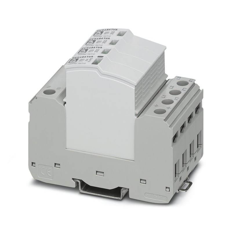 Protector contra sobretensiones de tipo 2 de 175-FM VAL-SEC-T2-3S para 5 V AC a 250 V AC y 125 V DC 1 polo