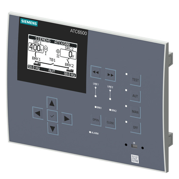 Dispositivo de control de transferencia ATC 6500 con panel de pantalla LCD de 180x240 mm PLC 3KC9000-8TL50
