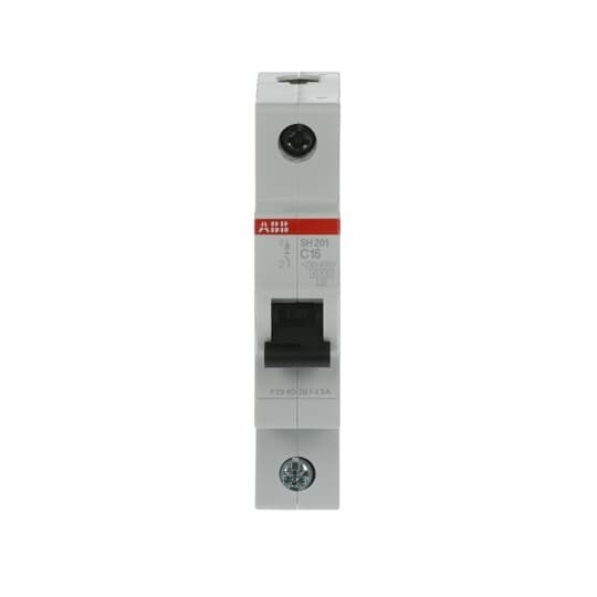 MCB SH201-C16 Interruptor de circuito en miniatura 1P C Corriente nominal 16A Tensión nominal 220V