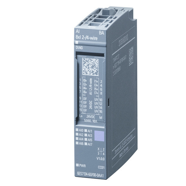 Adquisición de datos precisos con el módulo de entrada analógica SIMATIC ET 200SP 6ES7134-6GF00-0AA1