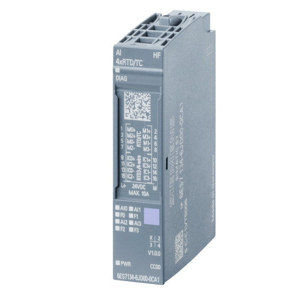 PLC 6ES7134-6JD00-0CA1 ET 200SP AI 4xRTD-TC módulo de entrada analógica con características elevadas