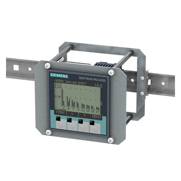Dispositivo de monitorización de la potencia montado en el carril SENTRON PAC4200 con rango de energía estándar LCD