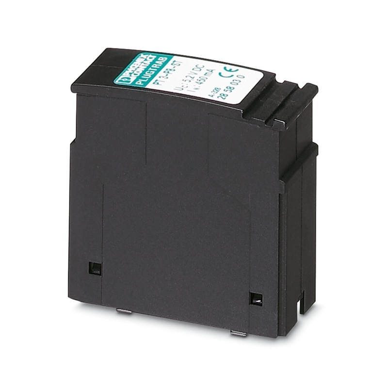 5V de corriente continua PT 3-PB-ST conector de protección contra las sobretensiones de contacto Phoenix Número de polo 1 Voltado nominal
