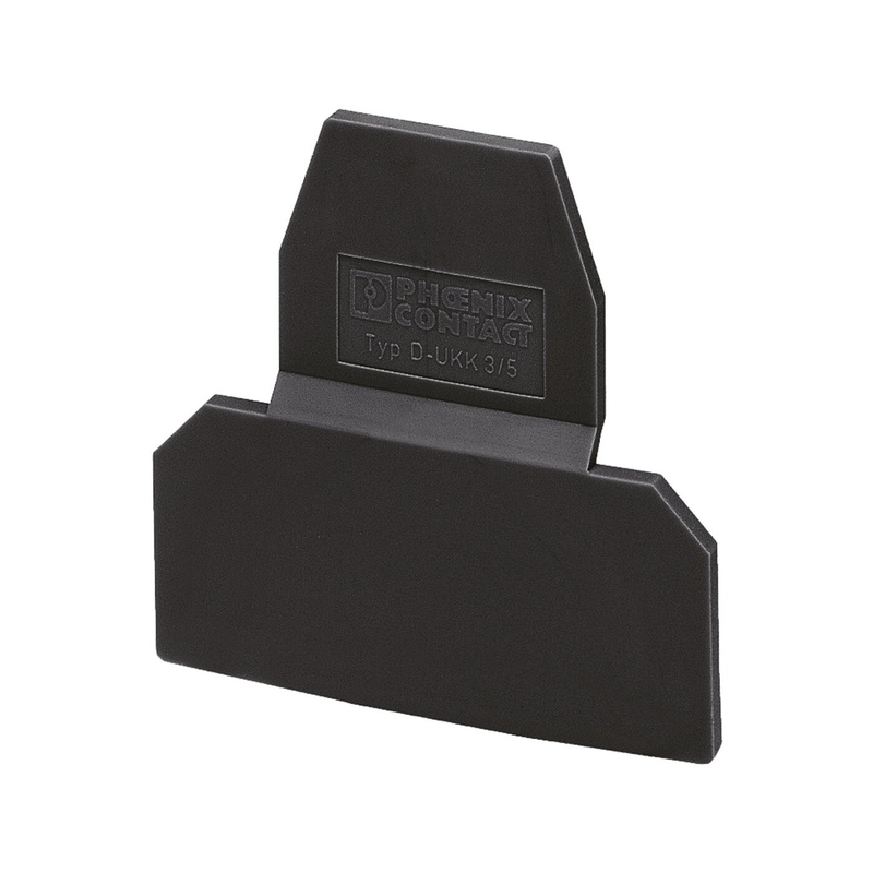 2770228 D-UKK 3/5 BK Phoenix Placa de contacto de extremo corriente nominal de descarga 0,5 A