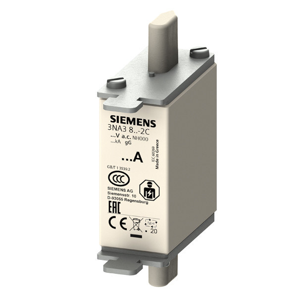 Tamaño 000 LV HRC Fuse Link GL/GG con llaves de agarre no aislados e indicador frontal