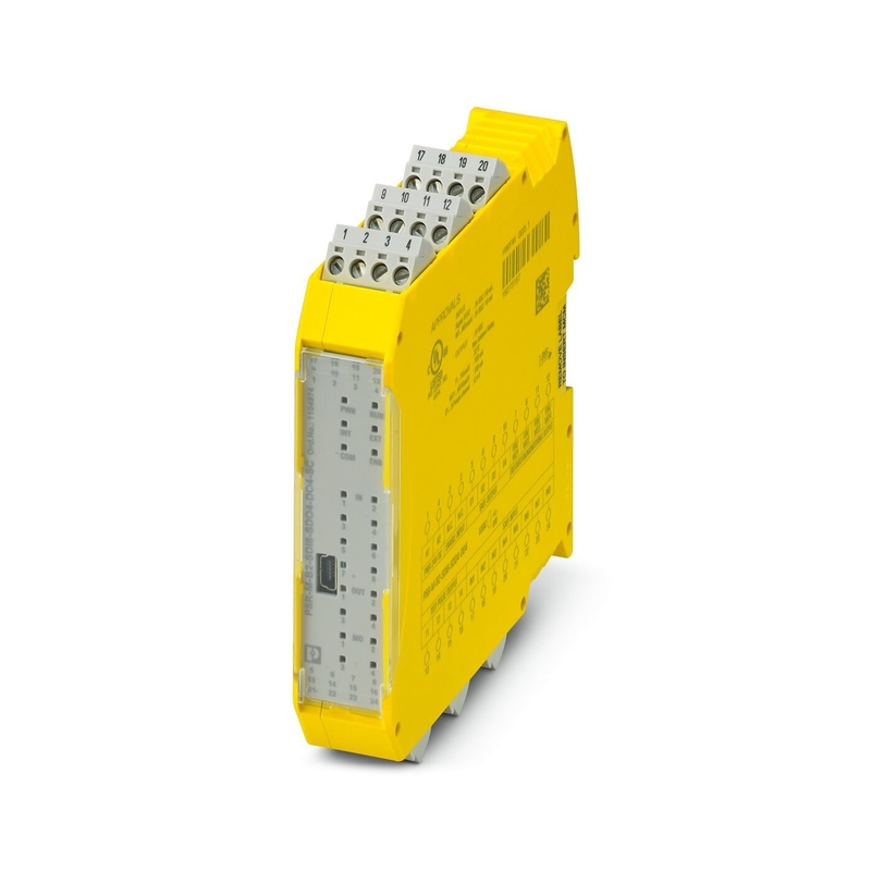 Modulo de seguridad PSR-M-B2-SDI8-SDO4-DO4-SC de protección para el apagado de seguridad de carga de contacto