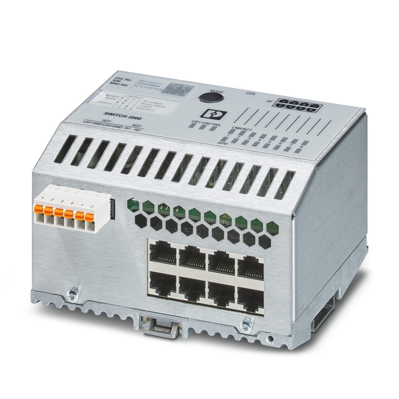 Interruptor Ethernet industrial FL SWITCH 2408 IP65 Nivel de protección y red EtherNet/IP