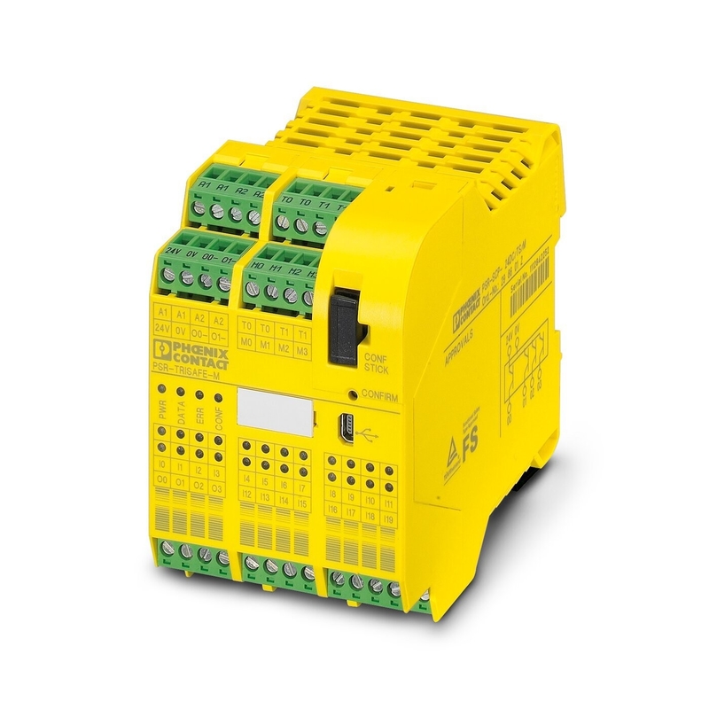 Módulo de seguridad de contacto con Phoenix PSR-SPP-24DC/TS/M 67.5*112*114.5mm relé de acoplamiento