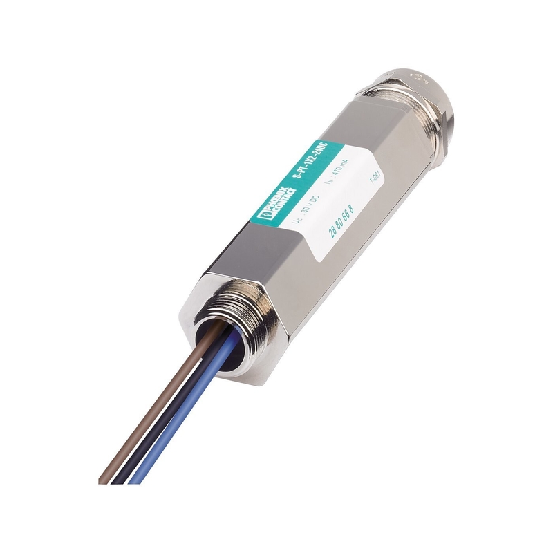 Protector contra sobretensiones de voltaje nominal de 24 V CC para contacto con Phoenix de 1/2&quot; S-PT-1X2-24DC-1/2