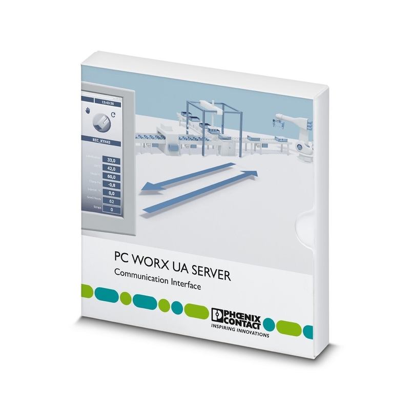 2402685 PC WORX UA SERVER-PLC 40 controladores de contacto de Phoenix y software de interfaz
