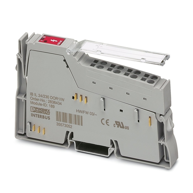 Modulo de relevo de nivel de protección IP20 2861881 IB IL 24/230 DOR1/W-PAC por contacto con Phoenix