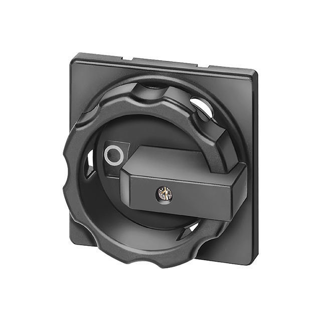 PLC 3LD9284-1B Mecanismo de funcionamiento rotativo Selector de interruptor negro de cuatro agujeros de montaje frontal