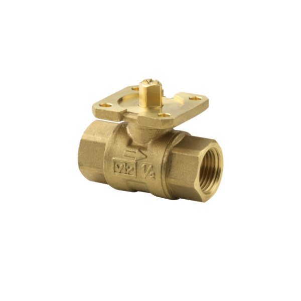 2 puertos PN40 PLC BPZ VAI61.15-4 válvula de bolas de rosca interna para el sistema de control de automatización