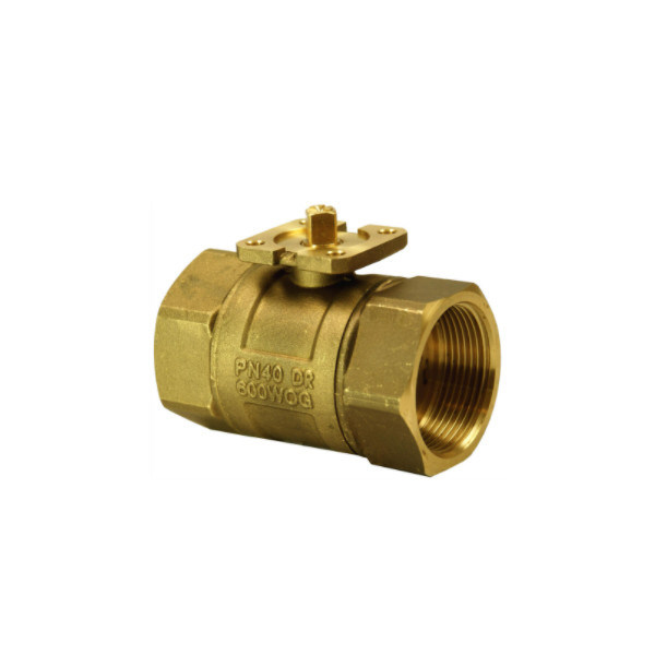 2 puertos PN40 PLC BPZ VAI61.40-16 válvula de bolas de rosca interna para control de automatización de edificios