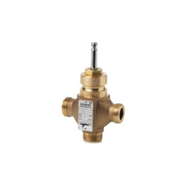 Control del sistema de automatización de edificios de hilo externo de válvula de asiento de 3 puertos PLC BPZ VXG41.15
