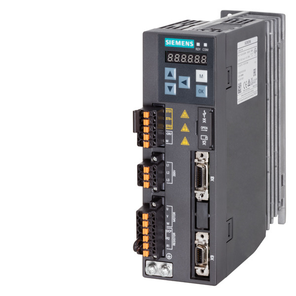 200 V 0,40 kW SINAMICS V90 Conversor LI PROFINET FSB 6SL3210-5FB10-2UF2 de Siemens
