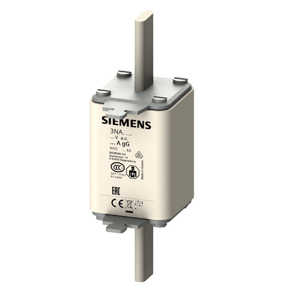 Siemens 3NA3240 LV HRC Fuse Link GL/GG con indicador delantero tamaño 2 CA 500V/DC 440V